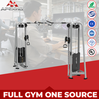 Équipement de musculation professionnel en acier pour salle de sport, multifonctionnel, réglable et durable, avec système de croisement de câbles pour l'entraînement de force