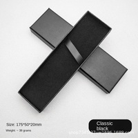 Boîte cadeau neutre en carton avec couvercle noir et blanc, logo personnalisé, matériaux recyclés, rigide, rectangulaire, OEM/ODM