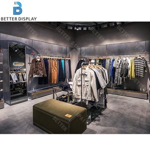 ชั้นวางเสื้อผ้าชั้นวางเฟอร์นิเจอร์<span class=keywords><strong>ตู้</strong></span>โชว์<span class=keywords><strong>เสื้อผ้า</strong></span>สำหรับร้านขายเสื้อผ้า - Product Image 3