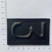 Écussons de veste en cuir personnalisés Écusson en cuir gaufré Logo de marque Chapeau de jean en métal de transfert de chaleur gaufrage Laser Faux cuir
