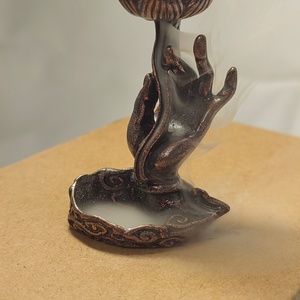 Metal Lotus <b>Incense</b> Holder and burner for <b>Incense</b> Stick and Backflow <b>Incense</b> <b>Cone</b> - Product Image 6
