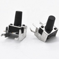 Chine 6*6*9mm commutateurs 4 broches 2 broches 6x6x9.5mm micro bouton poussoir clé réinitialisation momentanée déverrouillage tact interrupteur tactile