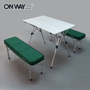 For Hot Sale Wholesale Modern Aluminum Folding <b>Table</b> <b>and</b> <b>Chairs</b> Set for Camping & Park Use-Portable Outdoor Furniture OW-103 Fol - Product Image 4