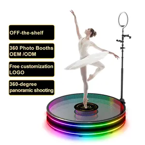 Photomaton Selfie Portable 360 cabine Photo Spinning 360 degrés Machine de cabine Photo vidéo