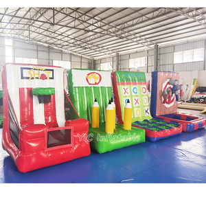 Kín PVC Vòng Inflatable Toss Lễ Hội Trò Chơi Gian Hàng Inflatable Lễ Hội Nhóm Trò Chơi Thiết Lập Gian Hàng 4 Trong 1 Inflatable Lễ Hội Trò Chơi - Product Image 2