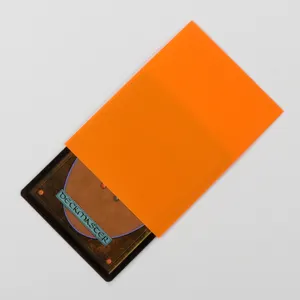 防水定制透明棒球卡套Yugioh MTG运动卡套厚透明卡套