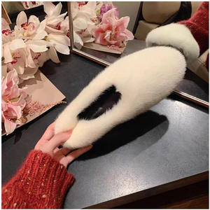 Chaussures simples pour femmes européennes américaines nouvelle taille plus paresseux chaud coton plat doublé polaire pour l'hiver commerce extérieur Mao Mao tête - Product Image 6