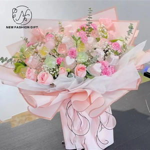 Papel de Envolver Flores Impermeable al por Mayor, Película de Gelatina Phnom Penh con Revestimiento de una Cara, Papel Coreano para Flores al por Mayor - Product Image 2