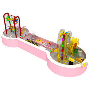 Rêve Enfants Poisson Roue Hydraulique Pluie Vortex Boule Fontaine Flottante Obstacle Building Block Interactive Water Table Fort Equipment - Product Image 1