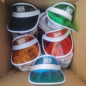 Bán Buôn Tùy Chỉnh Giá Rẻ Thời Trang Pvc Nhựa Sun <span class=keywords><strong>Visor</strong></span> Cap - Product Image 1