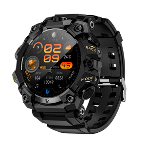 Montre intelligente LOKMAT <span class=keywords><strong>APPLLP</strong></span> 2 <span class=keywords><strong>PRO</strong></span> GPS 4G 1,6'' 2+16 Go 8MP Montre Hip Hop Enregistrement d'exercices Montre de sport avec style pour Android IOS - Product Image 1