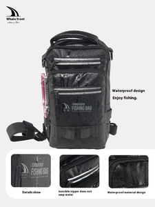 Custom Multi-functional <b>Fishing</b> Chest Waterproof Polyester Shoulder Sling Bag Insertion <b>Rod</b> for <b>Fishing</b> Bait Storage - Product Image 4