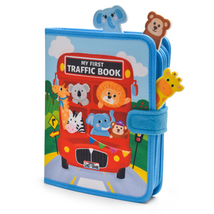 หนังสือผ้าและสักหลาดสำหรับเด็กเล็กและเด็กโต  แบบมอนเตสซอรี่  ฝึกทักษะการเรียนรู้ด้วยกิจกรรม  หัวข้อการจราจร - Product Image 6