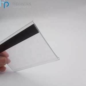 Hiplastics DBR52 DBR95 Suministros Durable Cinta magnética <span class=keywords><strong>Pallet</strong></span> Rack Soportes de etiquetas de papel para exhibición al por menor - Product Image 4