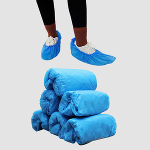 กันน้ำทิ้งรองเท้า Pe ปกป้องกันพลาสติกสีฟ้าเท้าครอบคลุม - Product Image 6