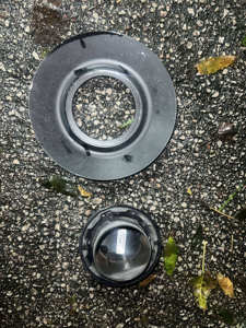 ฝา<span class=keywords><strong>ครอบ</strong></span><span class=keywords><strong>ดุม</strong></span><span class=keywords><strong>ล้อ</strong></span> A0004003400 A0004001100สำหรับ G63 C63S Mercedes AMG E63 S65 S450 Maybach ดัดแปลง144มม. สีดำด้าน163Mmm - Product Image 3