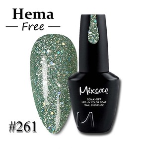 Mixcoco Échantillons gratuits Étoiles brillantes personnalisées Vernis à ongles en gel longue durée Gel UV inodore à tremper Vegan LED Vernis à ongles en gel UV - Product Image 1