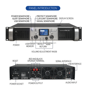 Amplificador de Audio de Alta Calidad Madon PX3 PX5 <span class=keywords><strong>PX8</strong></span> PX10 DSP para Actuaciones en Escenario - Product Image 3