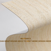 Revêtement en céramique souple anti-moisissure, carrelage en pierre flexible pour la décoration extérieure des hôtels, entrepôts, salles de bain, avec un design moderne