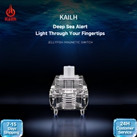 Interrupteurs magnétiques Kailh Jellyfish de précision RT 0,01 mm, 35gf, à effet Hall linéaire, pour claviers de jeu Esports