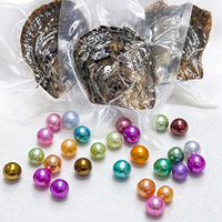 Boîte mystère personnalisable de perles nacrées, emballage sous vide, huître à ouvrir soi-même, cadeau surprise unique pour jeu familial
