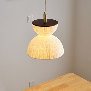 Lampe suspendue au plafond de style rétro écologique pour salon de thé Zen, style <span class=keywords><strong>japonais</strong></span>, comptoir de bar, lanterne <span class=keywords><strong>en</strong></span> <span class=keywords><strong>papier</strong></span> de riz, <span class=keywords><strong>lustre</strong></span> - Product Image 2
