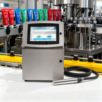Máquina de Codificación de Fechas y Lotes de Alta Precisión CIJ DOCOD V2000, Impresora de Inyección de Tinta Continua para la Industria Cosmética, Sistema de Control de Tiempo