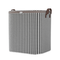 Boîte de rangement pour vêtements en tissu non tissé pliable de grande capacité, rectangulaire, 110L, anti-poussière, lavable, panier à linge / sacs