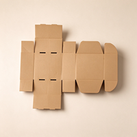 Boîte en carton ondulé brun personnalisée, pliable, pour l'emballage d'expédition, pour les entreprises de vente au détail en e-commerce