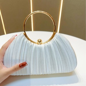 2025プリンセスバッグ レディースハンドバッグ プリーツイブニングバッグ パーティードレスバッグ イブニングガウンバッグ リング型 KTVプリンセスネームレディバッグ - Product Image 4