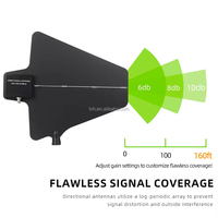 TNH AA-UA845A Système de distribution d'antenne professionnel à 8 canaux UHF 500-950MHz Microphone sans fil Cardioïde Polar Boxed