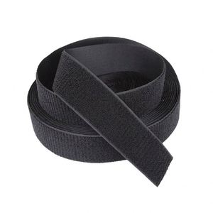 XMQX QX-EHL Soft Flexible Elastic Hook Loop Fastener (Black) for MP3 <b>Wrist</b> <b>Strap</b> Sports Cable Management-Polyester/Elastic - Product Image 1