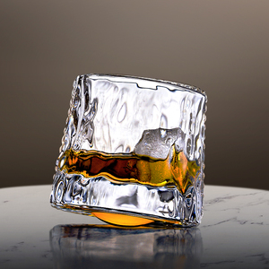 Copas de vino giratorias, vasos de whisky antiguos, vaso de barra de rocas para beber Bourbon - Product Image 3
