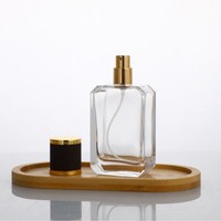 Nouvel Arrivage – Flacons de Parfum en Verre Transparent Premium, Col Serré 15 mm, Décalcomanie Givrée Mate, Vaporisateur Cosmétique Vide Portable Rechargeable – Vente en Gros