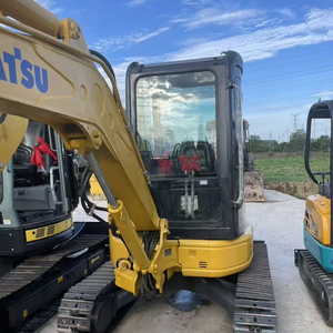 รถขุดตีนตะขาบโคมัตสึ PC35 ขนาด 3.5 ตัน มือสอง เครื่องจักรกลการเกษตรขนาดเล็ก พร้อมเครื่องยนต์ เกียร์ และมอเตอร์ - Product Image 1