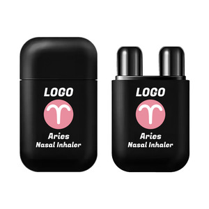 Aries Nasal Inhaler Dual Nozzle Menthol Cooling <b>Oil</b> Essential <b>Oil</b> <b>Bottle</b> Cosmetic Packaging Boxed - Product Image 1