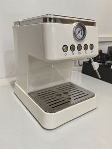 Café personalizado Control semiautomático <span class=keywords><strong>Marcas</strong></span> Cafetera Express Professional Espresso Cappuccino Cafetera con molinillo - Product Image 5