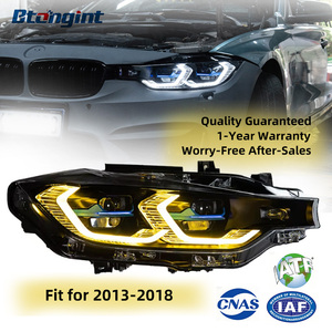 Fari a LED Adatti per BMW Serie 3 F30/F35 13-18 Modificati M4G22 Gruppo Fari Golden Eye Spoon con Lente Laser - Product Image 1