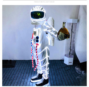 Costume LED Costume Astronaute Cosplay Halloween Cadeau de Noël Costume LED Cool Perform - Product Image 4