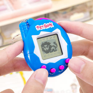 Jeu électronique portable rétro classique en forme d'œuf, porte-clés, jouets électroniques, logo personnalisé pour cadeaux d'enfants, articles promotionnels - Product Image 4