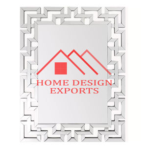 Espejo de cristal antiguo para decoración de pared - Product Image 4