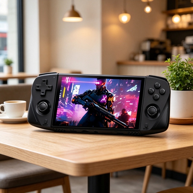 Office Decompression 7 Inch Handheld Game Console Funny Handheld Arcade Game Console for Daily Mood Adjustment