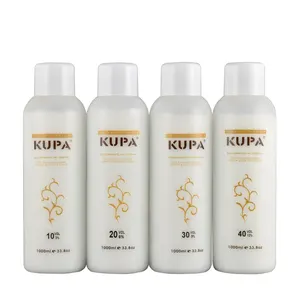 Kupa creme oxidante de peróxido de hidrogênio, profissional de salão de beleza com fragrância agradável, cobertura cinza 100%