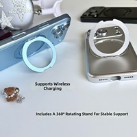 Étui magnétique ultra-fin pour PC pour iPhone 18 17 Promax 360 °   Étui de protection d'objectif avec béquille rotative en métal