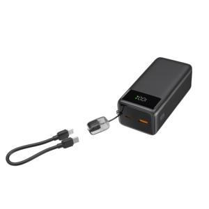 20000mAh 35W <b>Power</b> Bank Built-in <b>Cable</b> Fast Charging Portable Charger 20000 mAh PD <b>USB</b> C Powerbank for Laptop - Product Image 6