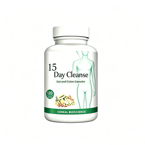 Capsules de nettoyage du côlon Coreal 15 jours, détox naturelle, soutien immunitaire, complément alimentaire à base d'huile de poisson pour adultes, 2 capsules par jour, 120 unités - Product Image 2