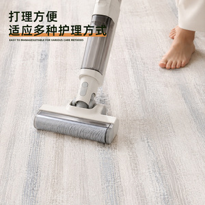Tapis de salon et de chambre rectangulaire EIFFEL HOME, 1 cm d'épaisseur, rayé, couleur unie, imperméable, anti-taches, facile à nettoyer - Product Image 2