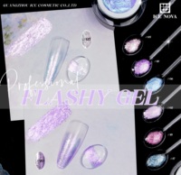 ICE NOVA Fantasy Gel Fantasy Mermaid Gel 9 Couleurs Gelée Transparente Soak Off Polish Fournitures pour Ongles OEM Couleur Nude