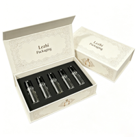 Boîte cadeau de luxe personnalisée avec fermeture magnétique pour cosmétiques et parfums, coffret de collection d'échantillons de parfums, emballage avec un design parfait