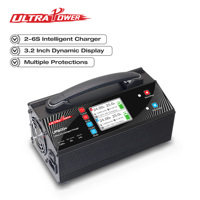 2026 Penjualan Terlaris Charger Original Pabrik Ultra Power UP600+ 600W*2 25A 2 Kanal LiPo LiHv 4.45V 2-6S Charger UAV untuk Penyemprotan
